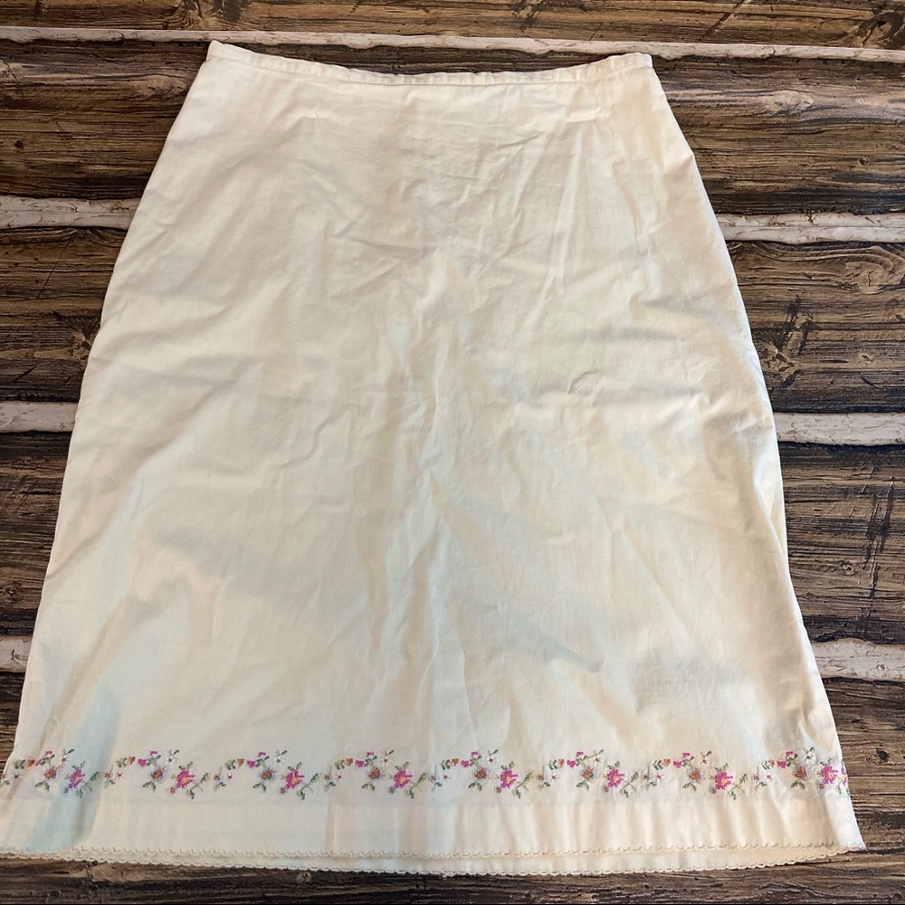 Gap ladies skirt light yellow 8